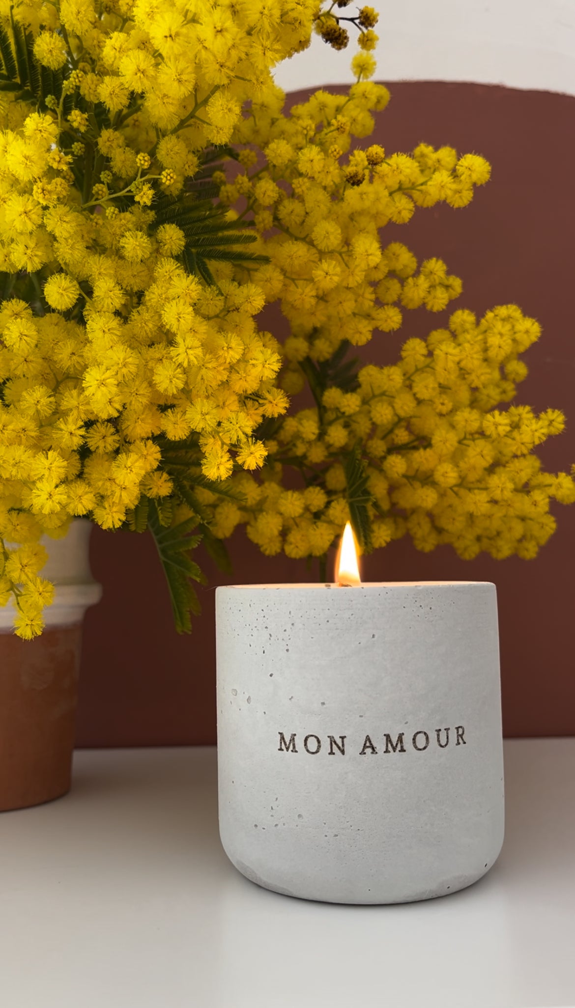 Bougie Saint Valentin