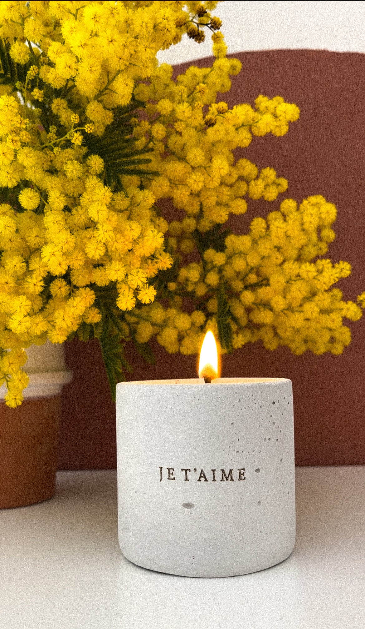 Bougie Saint Valentin