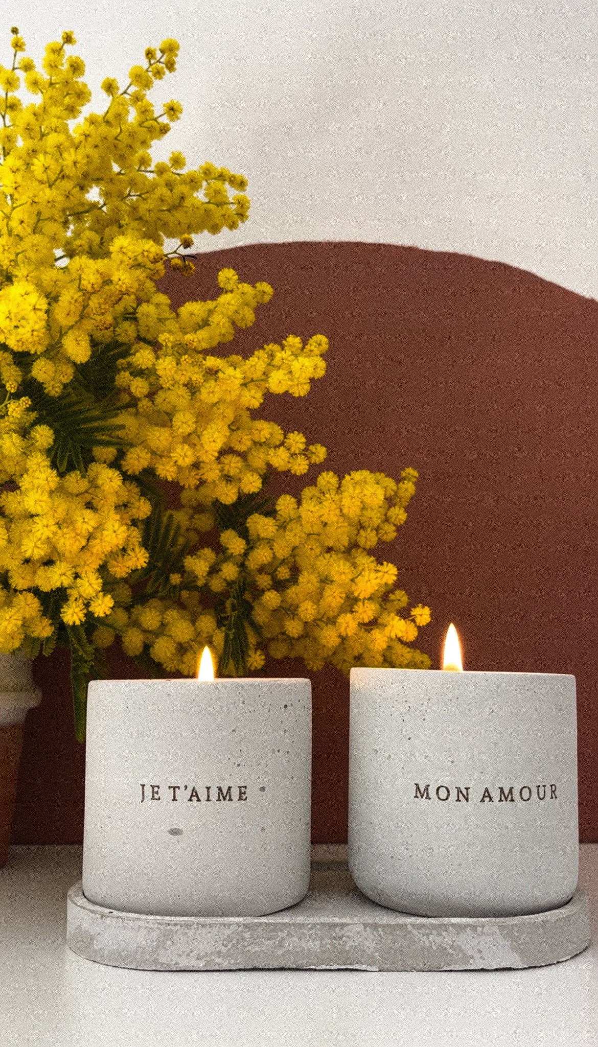 Bougie Saint Valentin